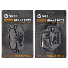 Brake Pad Set for Honda CRF250L CRF250RL 06451-KZZ-901 Front Rear Semi-Metallic