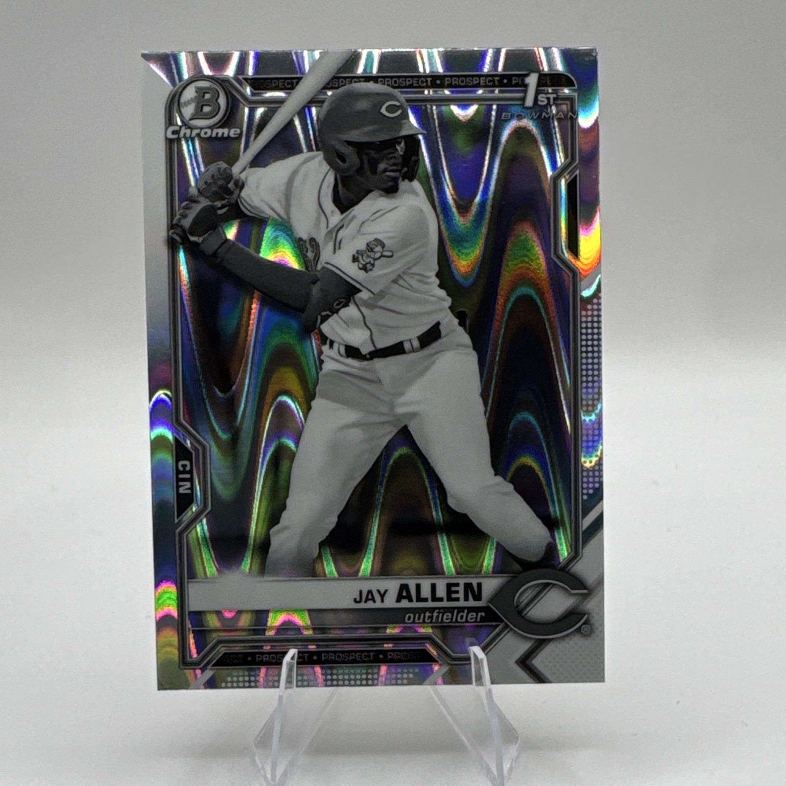Bowman 2021 Draft Chrome Prospect Jay Allen #BDC-11 Cincinnati Reds