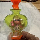 Vintage 1966 Mattel Liddle Kiddle Kologne Doll Apple Blossom Perfume Bottle