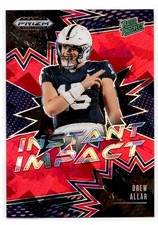 2025 Panini Prizm Draft Picks - Instant Impact Drew Allar  Red Ice Prizm (RC)