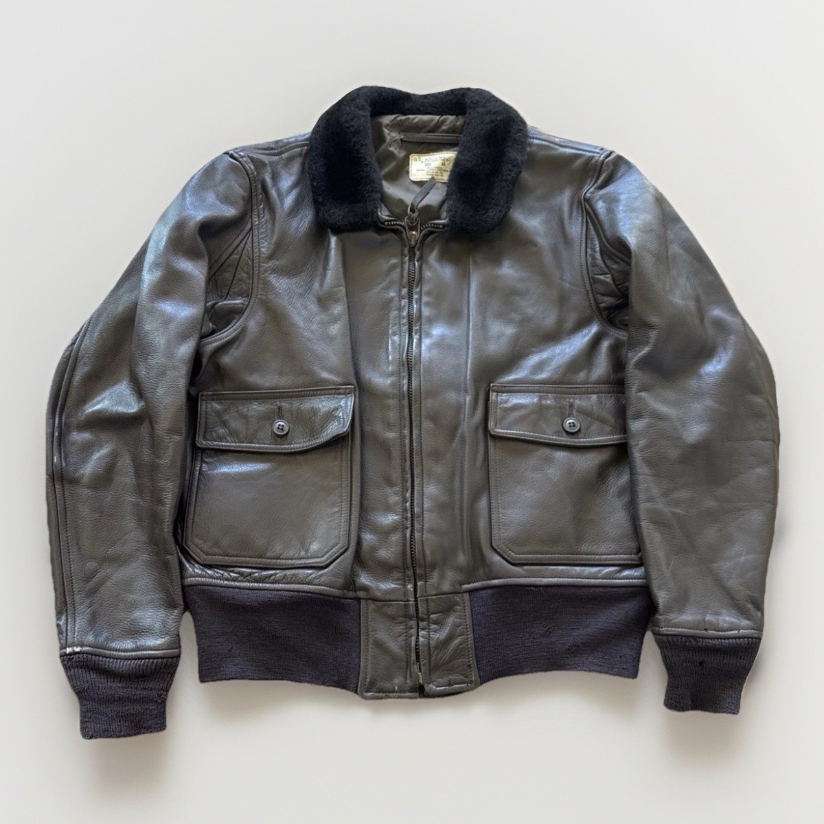 70s 米軍 G-1 フライト レザージャケット 40 70s usn g-1 u.s.n navy