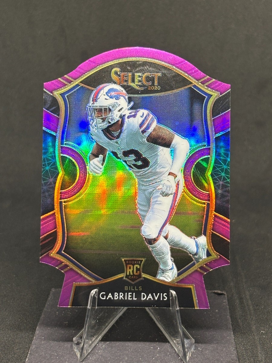 Gabriel Davis 2020 Select Concourse Purple Prizm Die-Cut #82 Bills