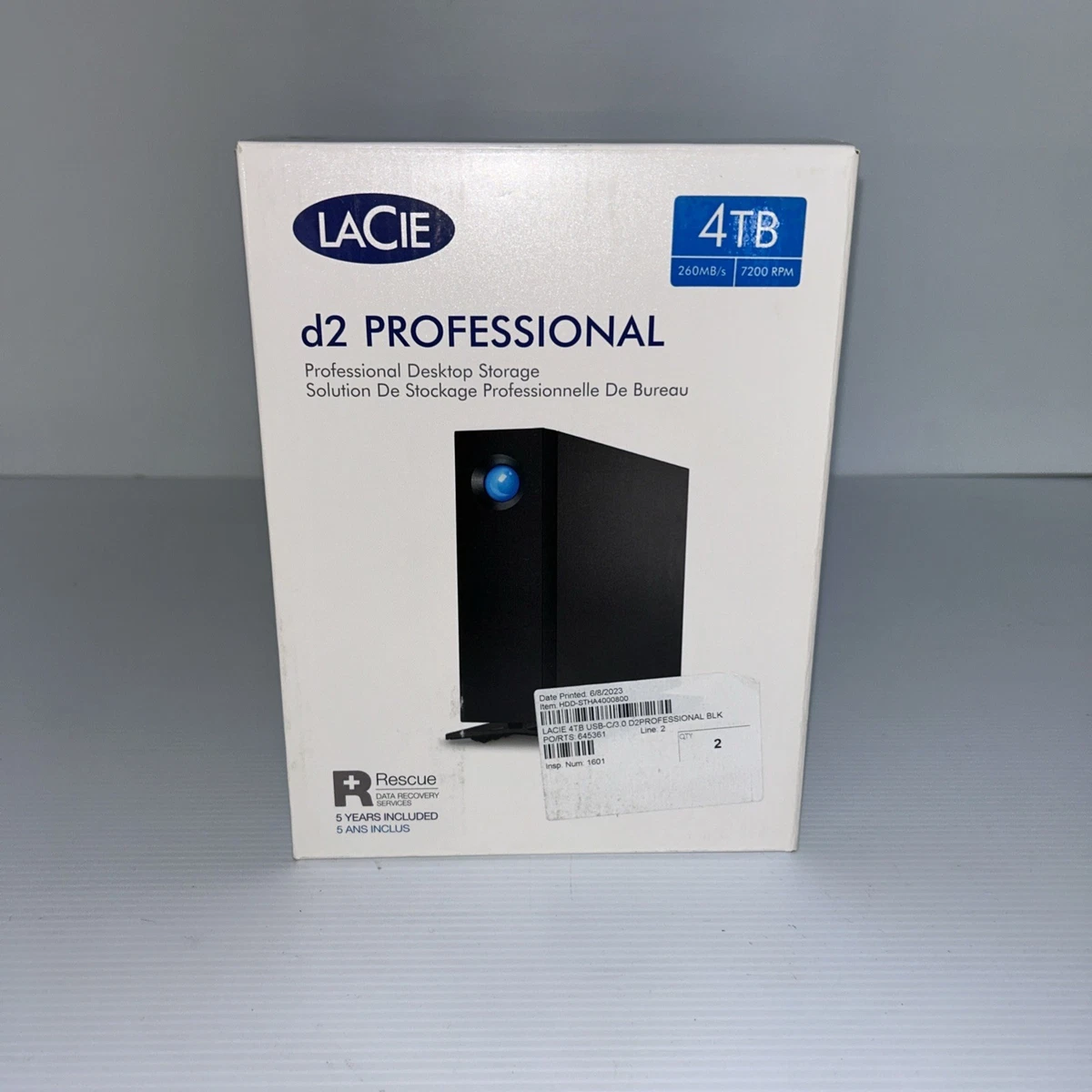LaCie 4 TB Storage Capacity External Hard Disk Drives USB 3.0 USB