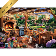 300 Piece Manor Cat Jigsaw Puzzle for Adults Kids Seniors Gift 20.5 x 15 Inch