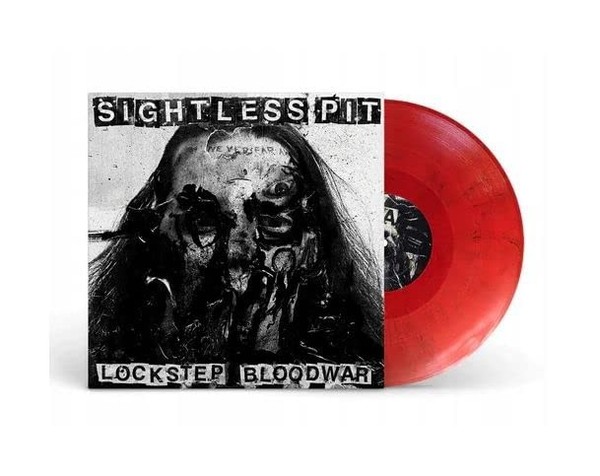 Sightless Pit - - Lockstep Bloodwar - Lp Translucent Red W/Black Swirl - F600Z-image