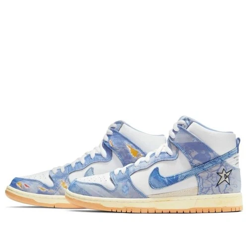 Nike SB Dunk High Carpet Company weiß royal Herrengröße 5,5/7 Damen CV1677-100