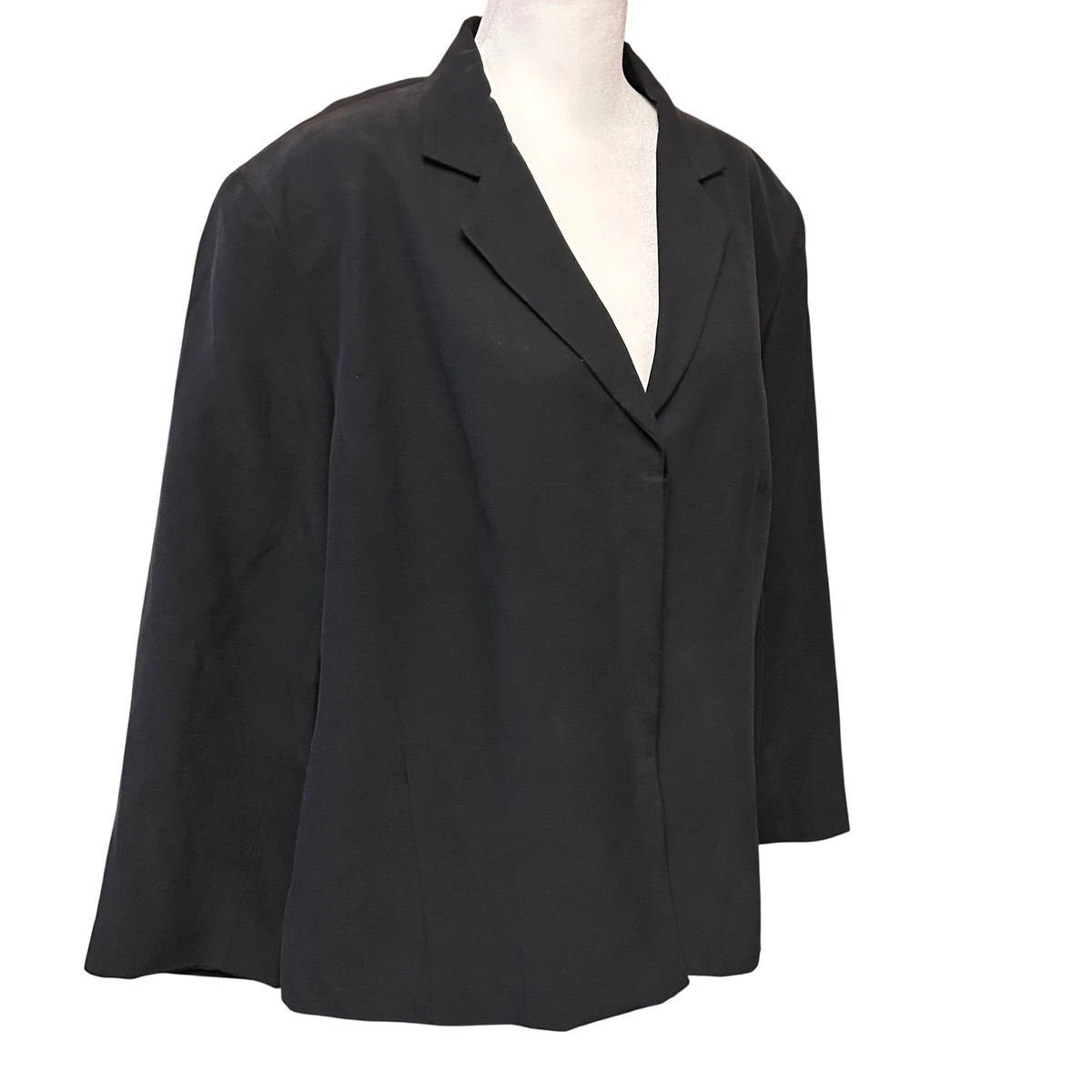Costume Deux Pièces Noir Femme Liz Claiborne - Taille 12 - Occasion Très Bon état
