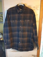 Jachs Large/Tall Heavy Black & Brown Flannel