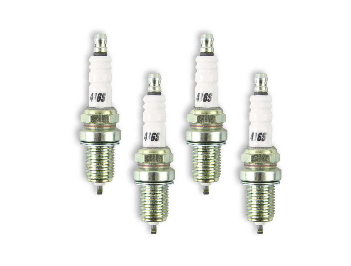Accel 0416S-4 HP Copper Spark Plug - Shorty - 14mm Thread - .750 Reach - 4 Pack