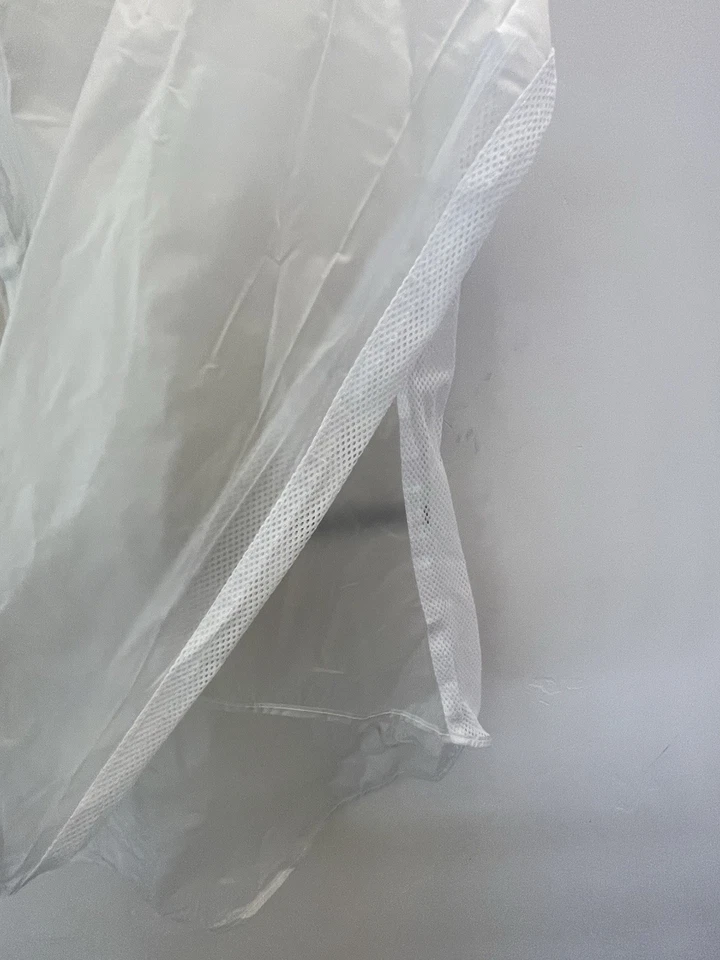 PERFORMANCE BIKE TECHNICAL WEAR PVC BIKE CYCLING RAIN JACKET MENS SMALL  CLEAR - Image 3 of 4