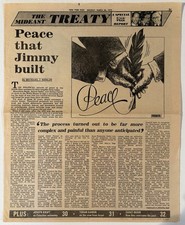 MARCH 26, 1979 NEW YORK POST EGYPT ISRAEL PEACE TREATY SPECIAL SECTION MARCH 26, 1979 NEW YORK POST EGYPT ISRAEL PEACE TREATY SPECIAL SECTION