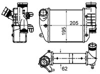 Mahle CI 484 000S LadeluftküHler FüR Audi
