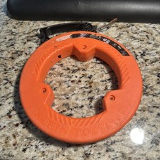 Klein Tools 56342 50-Ft Fish Tape w/ Loop Tip Steel Wire Puller