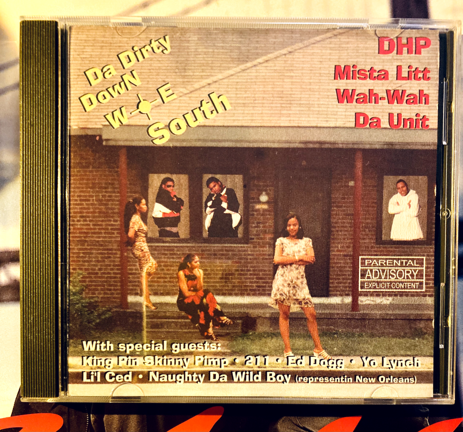 DHP & PLAYAZ - DA DIRTY DOWN SOUTH OG CD SUPER RARE MEMPHIS RAP WAH WAH MR LITT