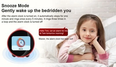 Bluetooth 5.0 WiFi AI Smart Clock Display Speaker Clock Connection - Image 3 of 4