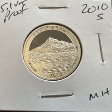 2010-S Mount Hood Oregon 90% Silver Proof America The Beautiful Free Shipping