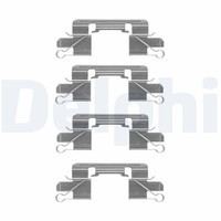 Delphi ZubehöRsatz Scheibenbremsbelag LX0528 FüR D40 Mitsubishi NP300 Pathfinder