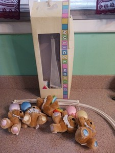 Vintage 1980’s Dakin Musical Mobile Bears Babies Baby Things