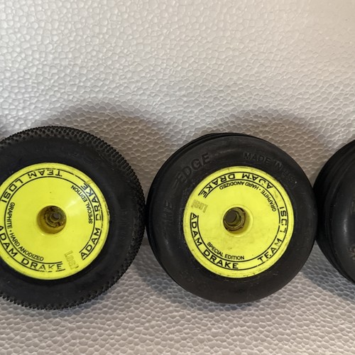 Vintage Team Losi XXXNT XXXT Adam Drake Special Edition Wheels Tires Combo Used - Picture 5 of 15