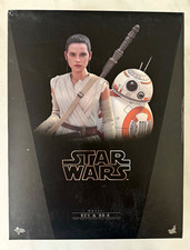 Hot Toys Movie Masterpiece Rey & BB-8 1 6 Figure Set Star Wars VII