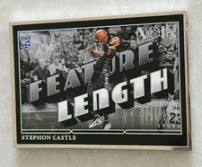 2024-25 Panini Noir - Feature Length Metal Frame Rookie #267 Stephon Castle /25