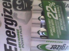 Energizer Power Plus AA 2000 mAh Rechargeable Batteries Pack - 4 Piece-new 6.99 per battery