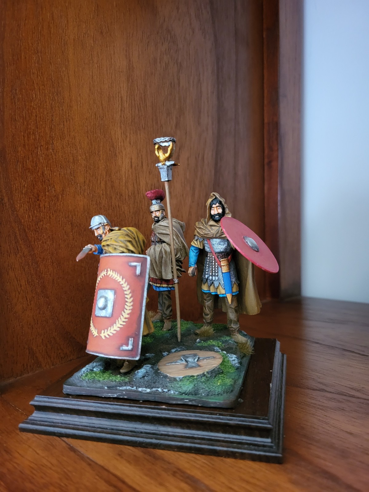 Diorama Soldados Romano / 75mm No 54mm 90mm Durendal El Cresta Rli Andrea Emi