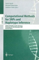 Computational Methods For Snps And Haplotype Inference Sorin Istrail