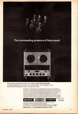 Sony Stereocorder 600 Magazine Ad Vintage Original Print Hi-Fi Audio 1964