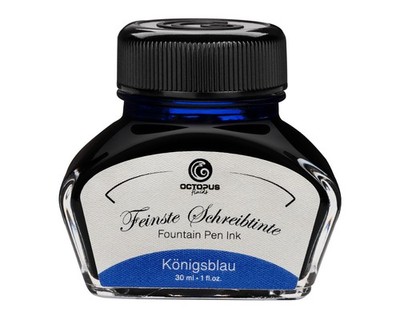 Füllhaltertinte Schreibtinte f Füllhalter Füllertinte Königsblau 30ml im Fass