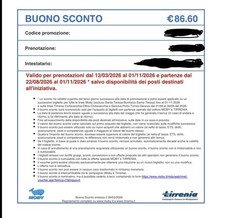 Buono sconto - codice coupon Moby/Tirrenia traghetto nave