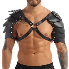 Medieval Gladiator Armor Shoulder Pad Cosplay Costume Viking Knight Men Outfit