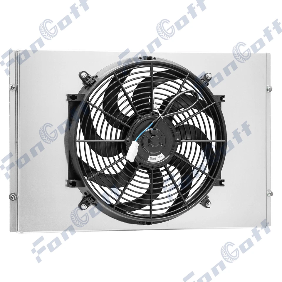 Aluminum Shroud+Fan FIT FOR 1962-1967,1966 Chevrolet Chevy II Nova SS Foto 2 de 4