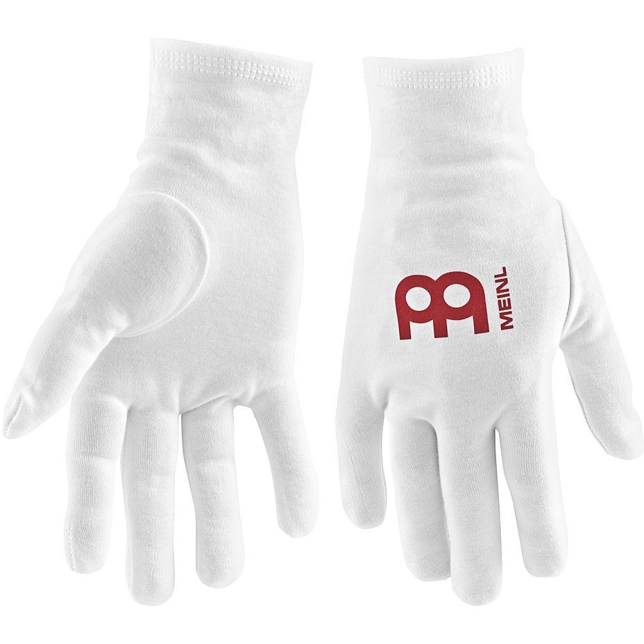 Перчатки для рук Meinl белые с логотипом Meinl для НОВОГО музыканта