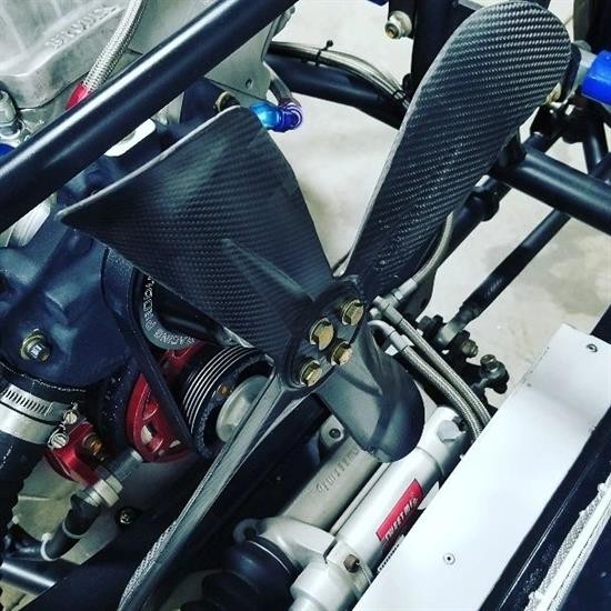 Walker Performance 3000726-CF 19 Inch Carbon Fiber Cooling Fan