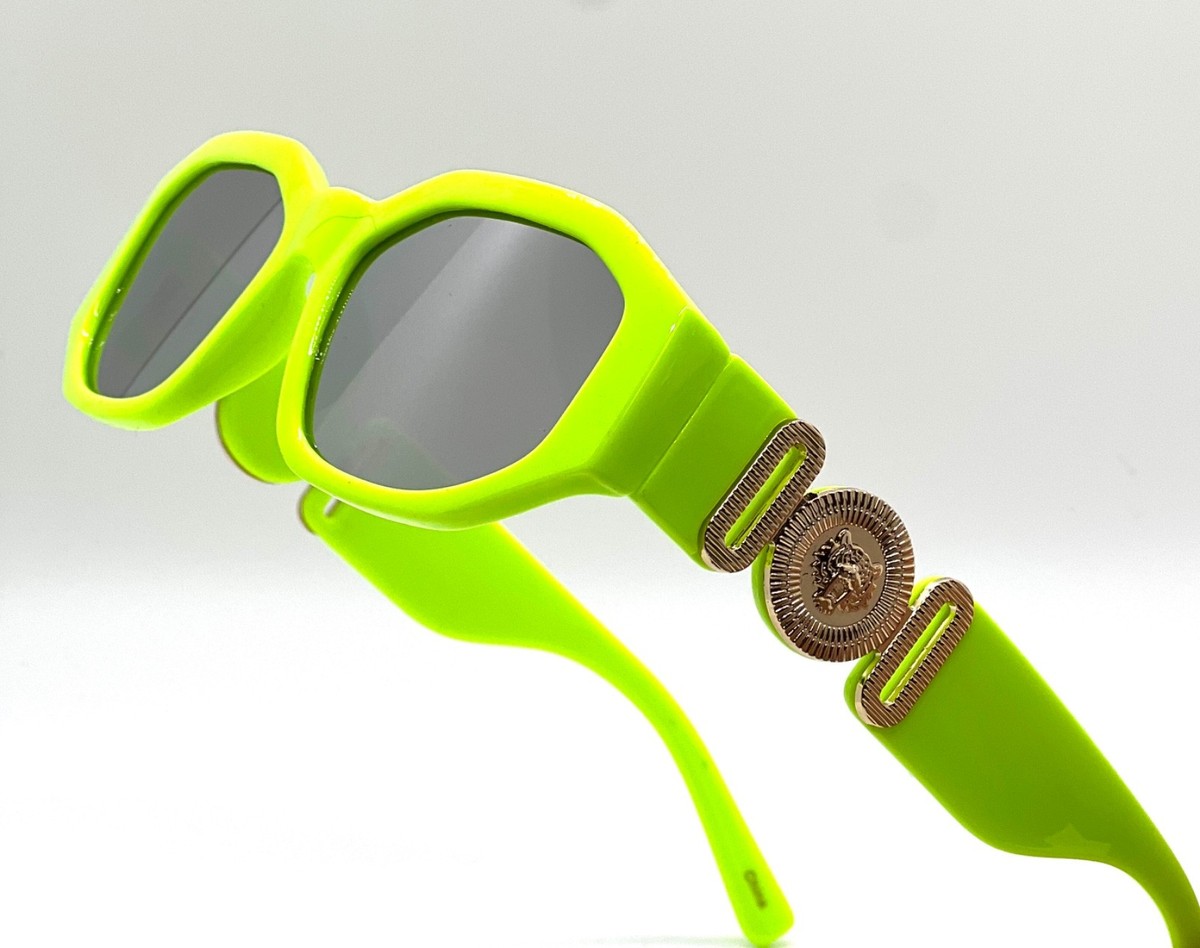 NEW CLASSIC HIP HOP RAPPER STYLE SUNGLASSES Black Frame GOLD DARK