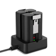 2-Pack Replacement Battery for Ring Doorbell - 7200mAh Rechargeable Camera Ba...