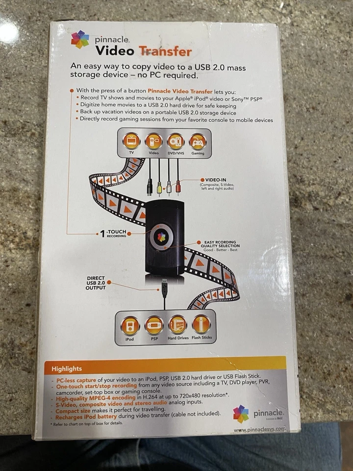 AVID Technology 8241-01103-01 | Pinnacle Video Transfer Device VHS to Digital - Image 2 of 2