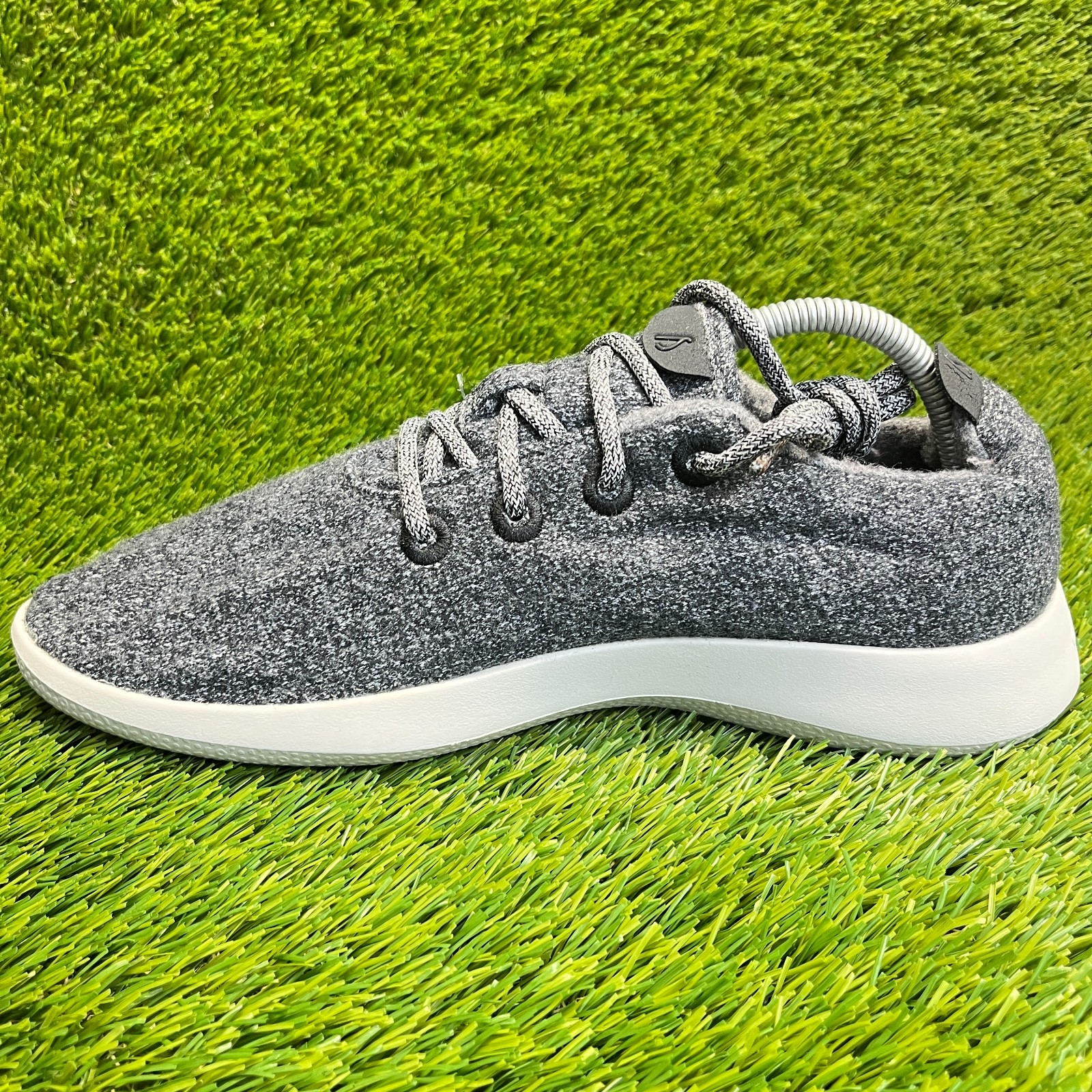 SAOLA Scarpe da corsa sportive Allbirds lana runner grigio naturale da uomo taglia 10 sneakers