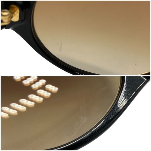 LOUIS VUITTON Obsession Rond Sunglasses Z0033E Monogram Black Gold Brown Auth - Picture 9 of 10