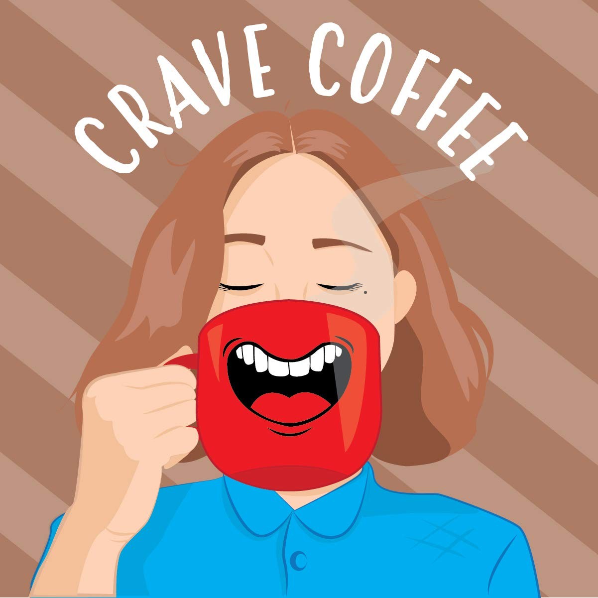 Crave Beverages Flavored Coffee Pods Sampler, Compatible with 2.0 K-Cup Brewe.