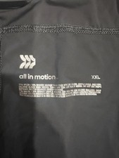 All In Motion Spodnie do biegania Męskie XXL Sznurek Performance Jogger Kostka Zamek błyskawiczny