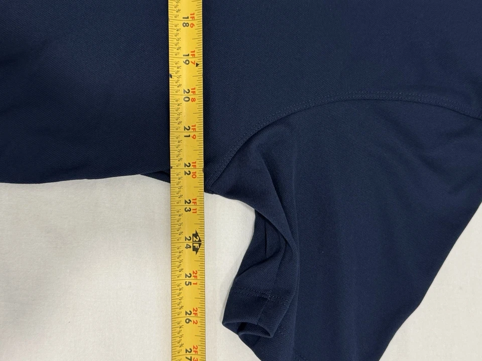 Nike Hombre Polo Deportes EE. UU. Camisa Talla Grande Azul Marino FÚTBOL BALONCESTO Foto 4 de 4