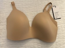 NWT KNIX Wing Woman Contour Bra Women's 34E Wireless Warm Sand