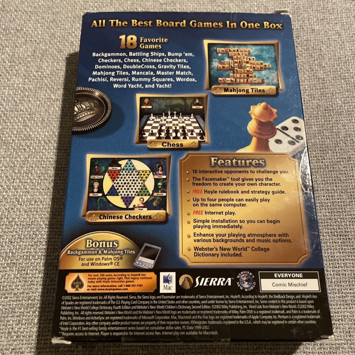 Hoyle Board Games 2003 - PC/Mac 20626716321| eBay