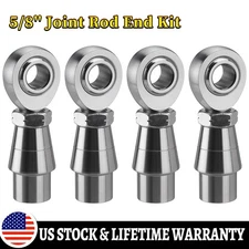 5/8'' Heim Joints Rod End Suspension Kit 750'' Chromoly Left & Right Hand Thread