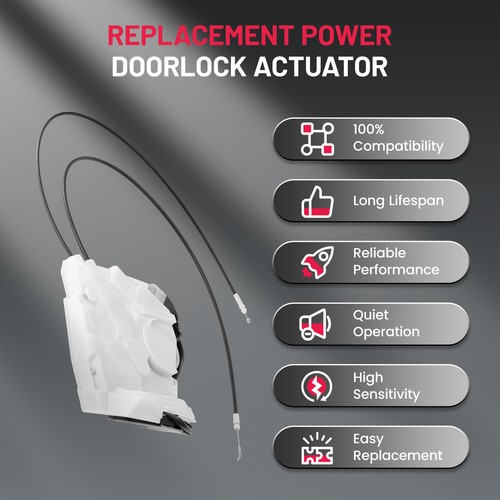 Rear Right Door Lock Actuator for Toyota Sienna 2011-2017 w/ Power Sliding Door - Picture 7 of 8