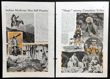 Medicine Man Canadian Indian 1934 Six Nations of the Grand River pictorial