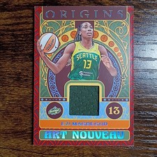 2023 Origins WNBA Ezi Magbegor Art Nouveau Patch RED /49