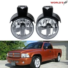 2PCS Fog Light Lamp Assembly For Dodge Dakota 1997-2000/For Durango 1998-2000